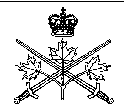 [Old Canadian Army badge]